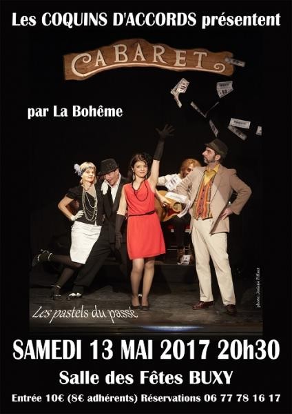 Affiche cabaret Buxy05/2017